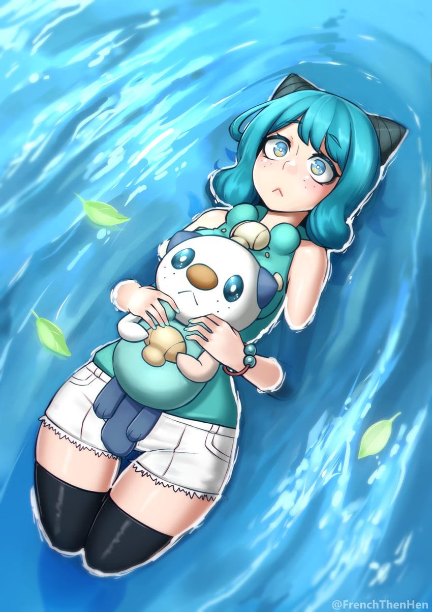oshawott (original and 1 more) drawn by frenchthenhen
