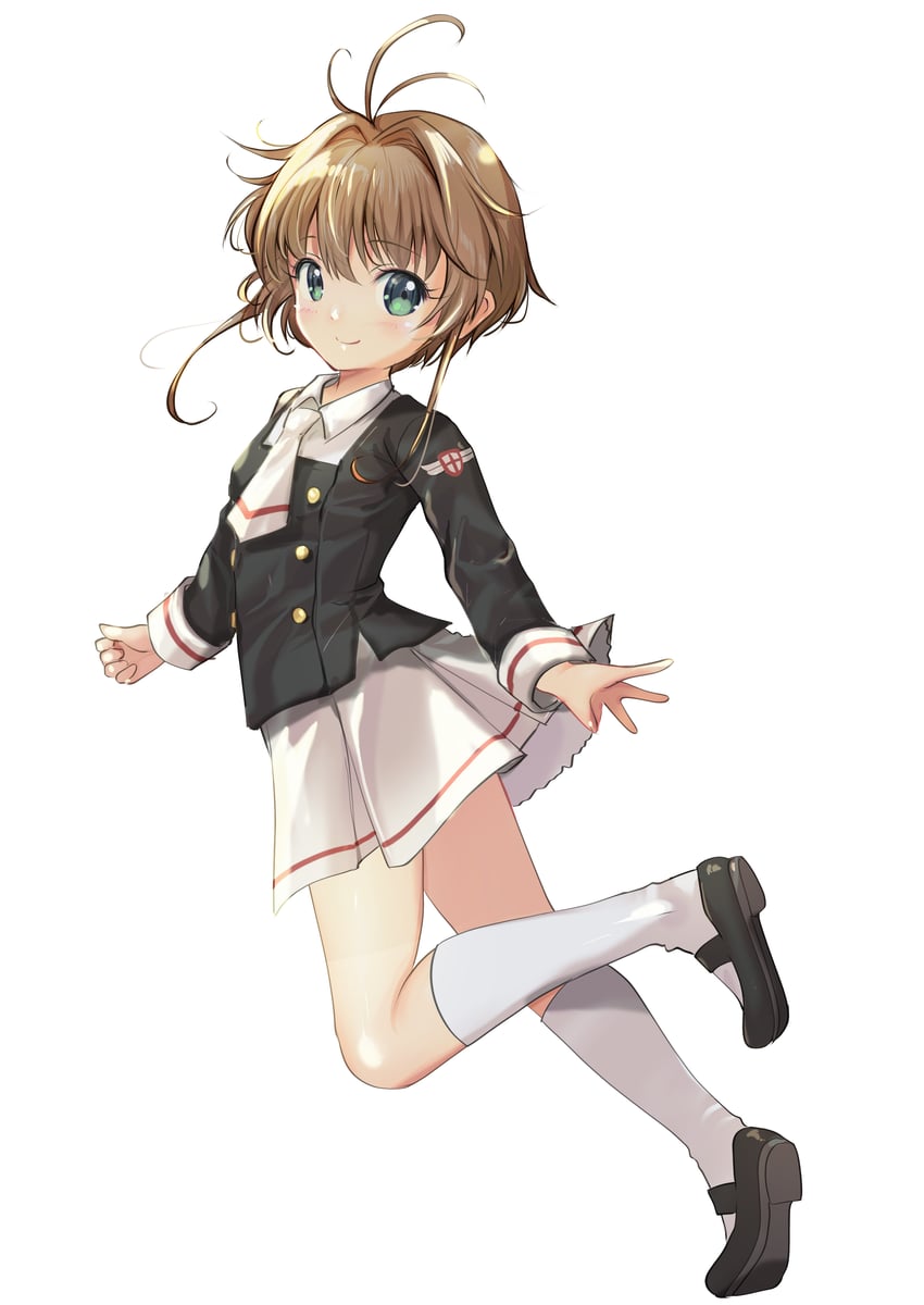 kinomoto sakura (cardcaptor sakura and 1 more) drawn by