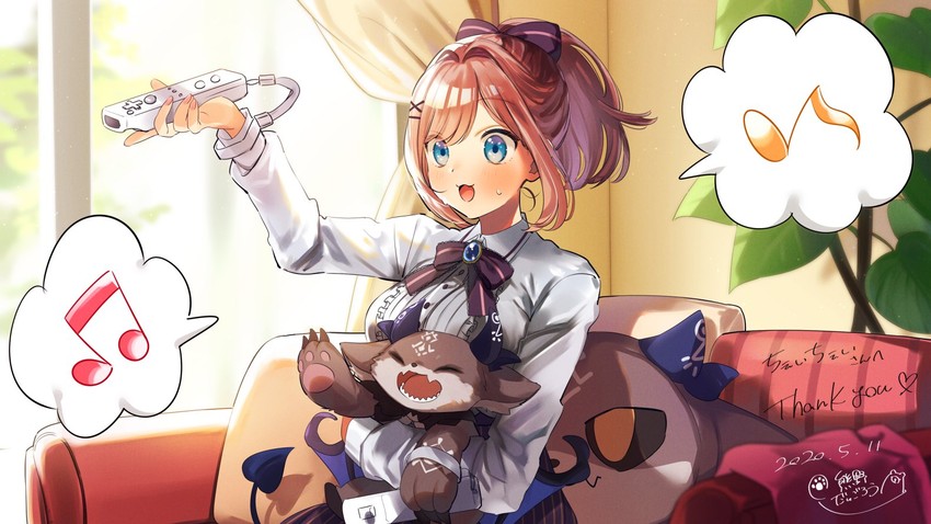 suzuhara lulu and debidebi debiru (nijisanji) drawn by kuma_daigorou