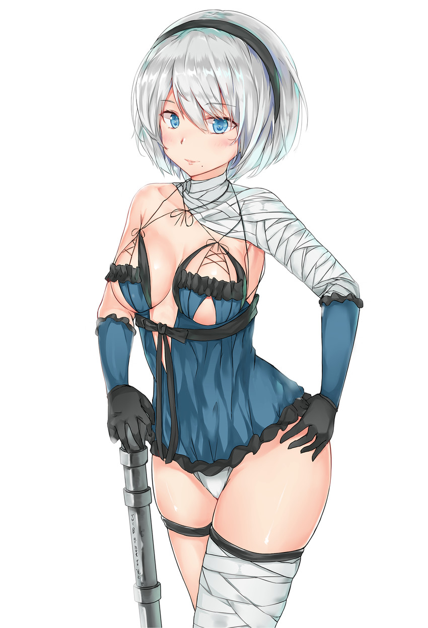yorha no. 2 type b and kaine (nier and 2 more) drawn by tosaka_teru Betaboo...