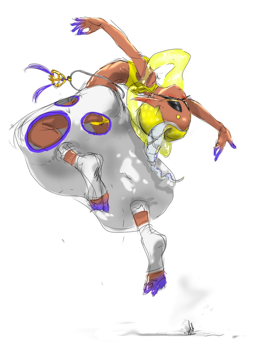 frye (splatoon and 1 more) drawn by koharu2.5