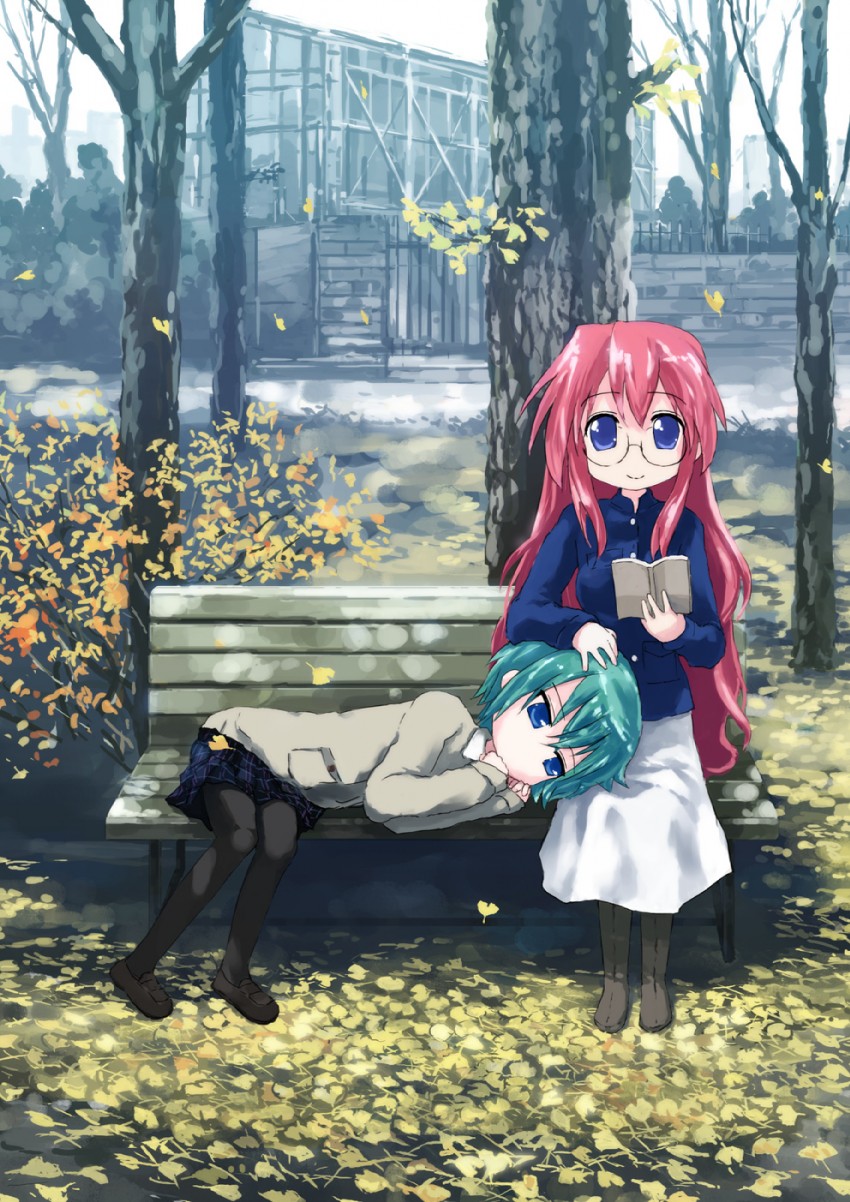 takara miyuki and iwasaki minami (lucky star) drawn by isou_nagi