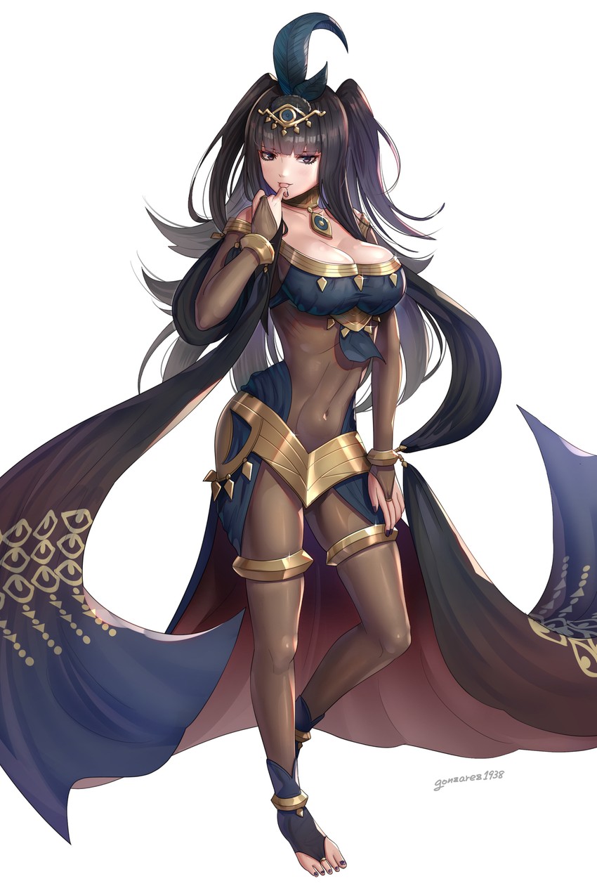 tharja (fire emblem and 2 more) drawn by gonzarez
