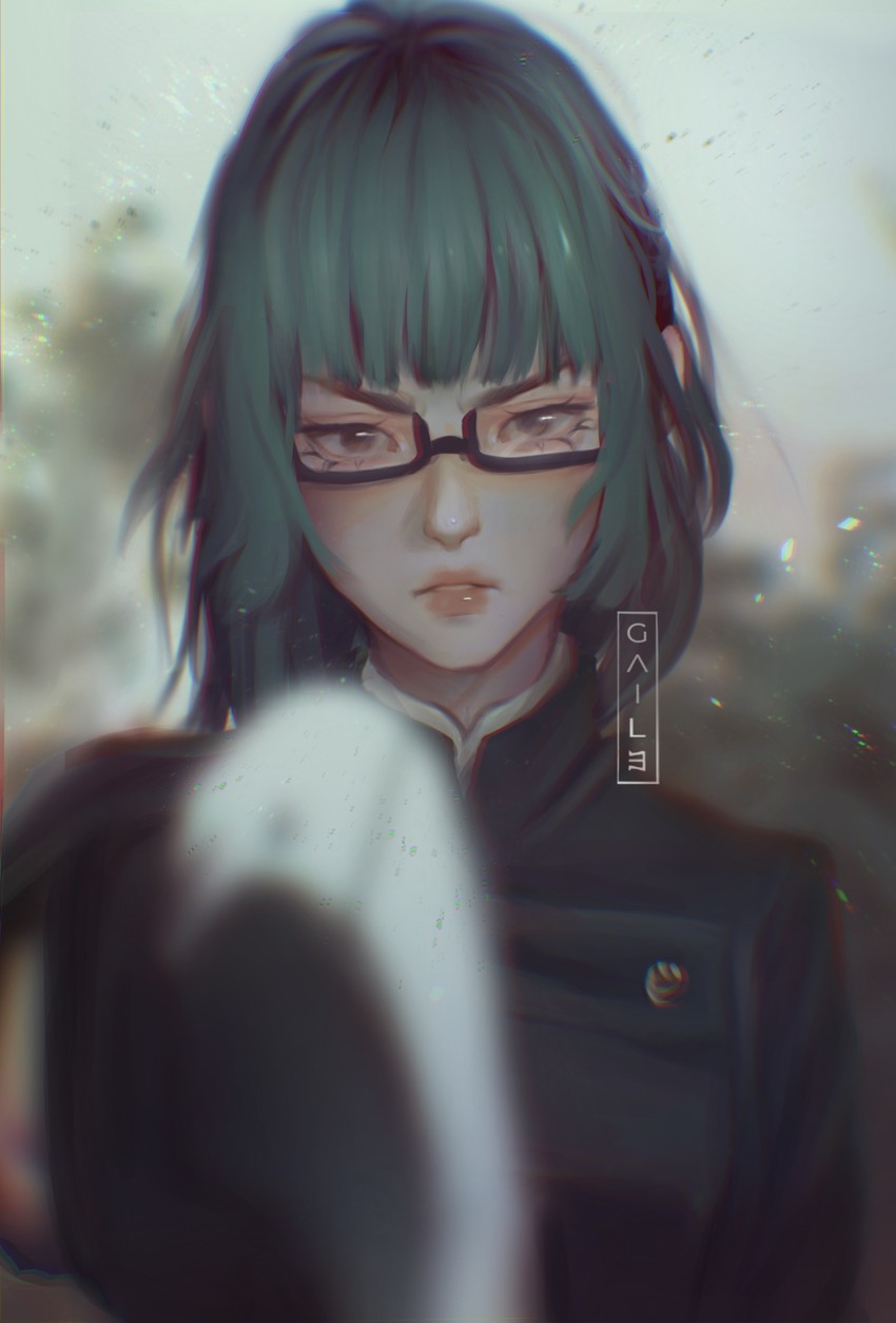 zen'in maki (jujutsu kaisen) drawn by art_by_gaile