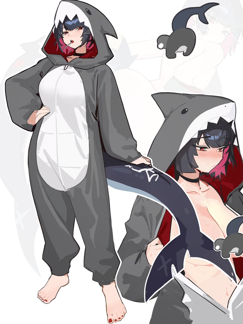 ellen joe (zenless zone zero) drawn by distr