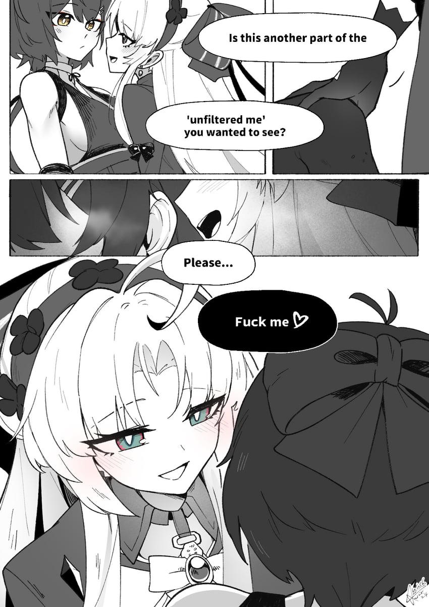 rover, female rover, and carlotta (wuthering waves) drawn by starblame