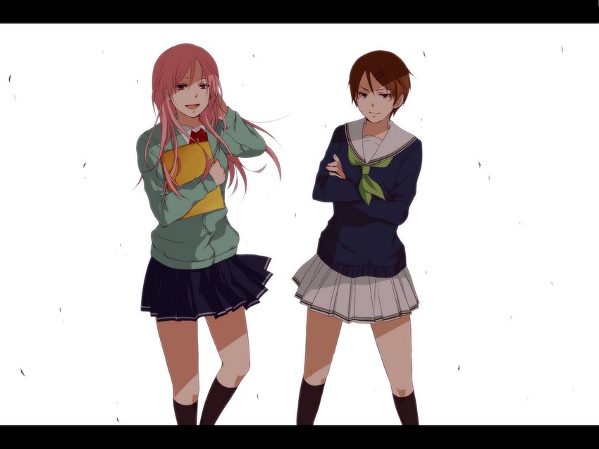 momoi satsuki and aida riko (kuroko no basuke) drawn by yuzumikoto