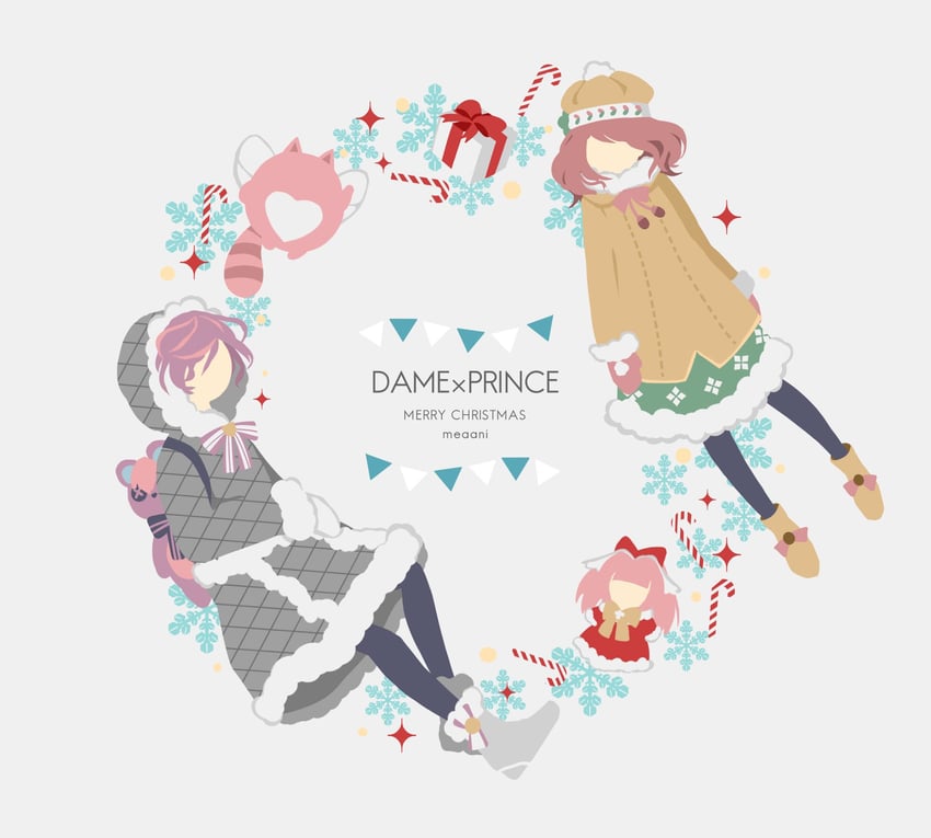 ani inako, kyuaran, and gurimaru (dame x prince) drawn by zanbi_(ankokusen4)