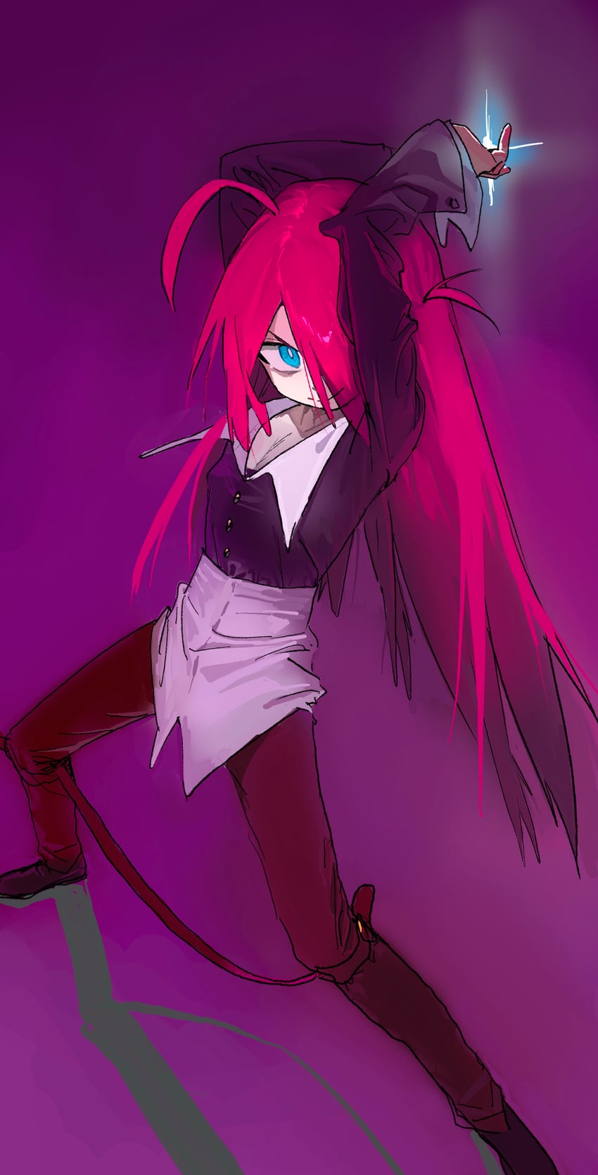 yagami iori and hipa (original and 2 more) drawn by some1else45