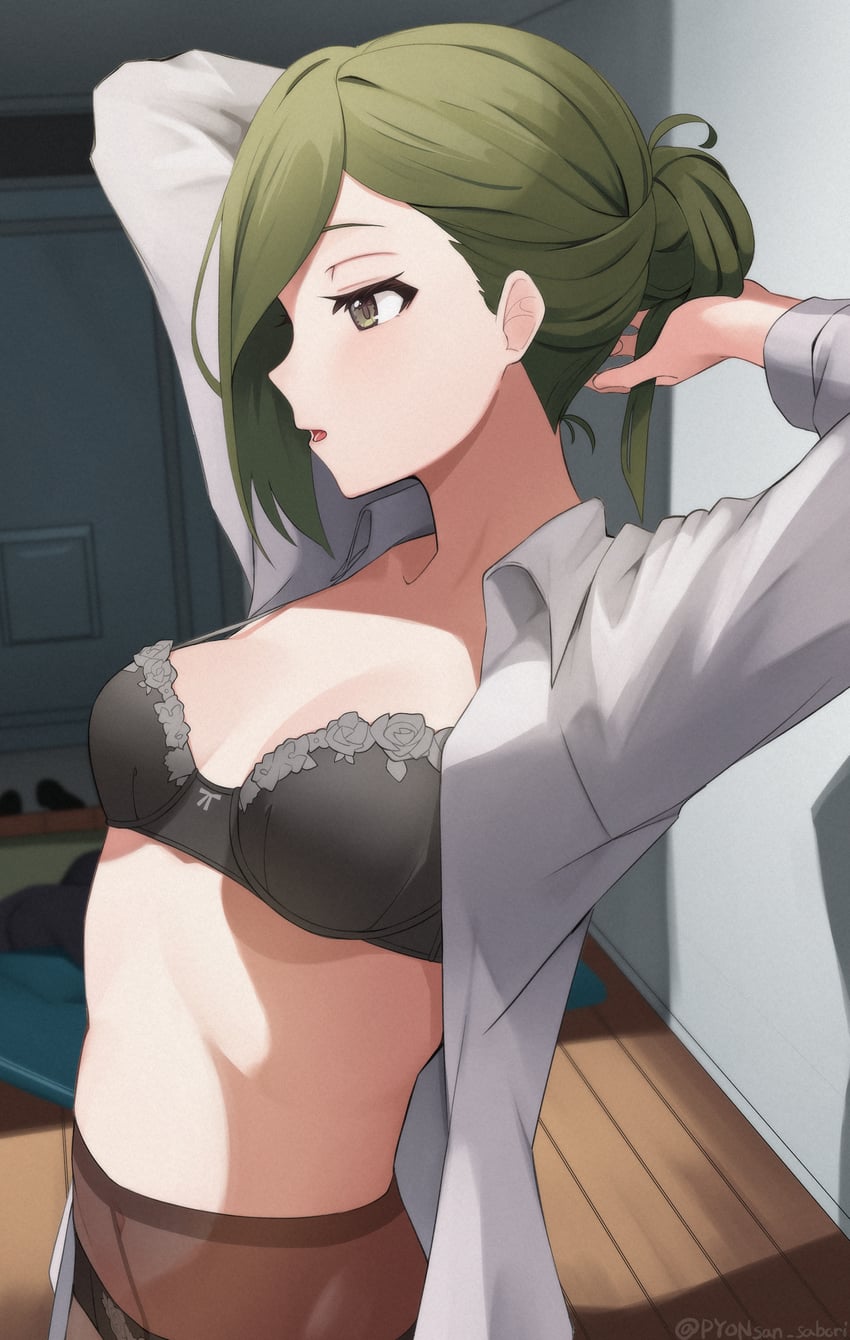 nanakusa hazuki (idolmaster and 1 more) drawn by pyonsan