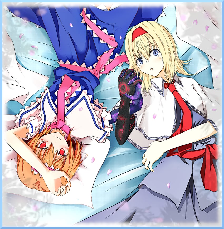 alice margatroid and hinase (touhou and 3 more) drawn by sakuna_brownie
