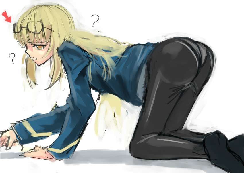 perrine h. clostermann (world witches series and 1 more) drawn by posidoc