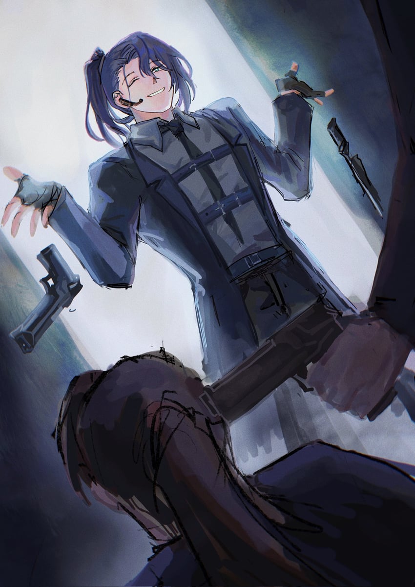 hong lu and heathcliff (project moon and 1 more) drawn by yuanbuzhi