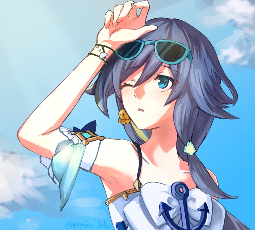 fu hua (honkai and 1 more) drawn by mmhy_hk