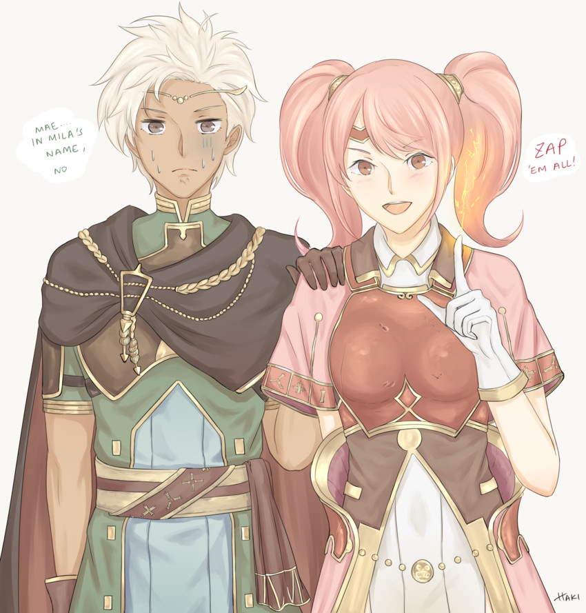 mae and boey (fire emblem and 1 more) drawn by hakirino