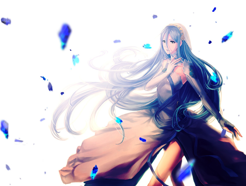 azura (fire emblem and 1 more) drawn by kara_namako