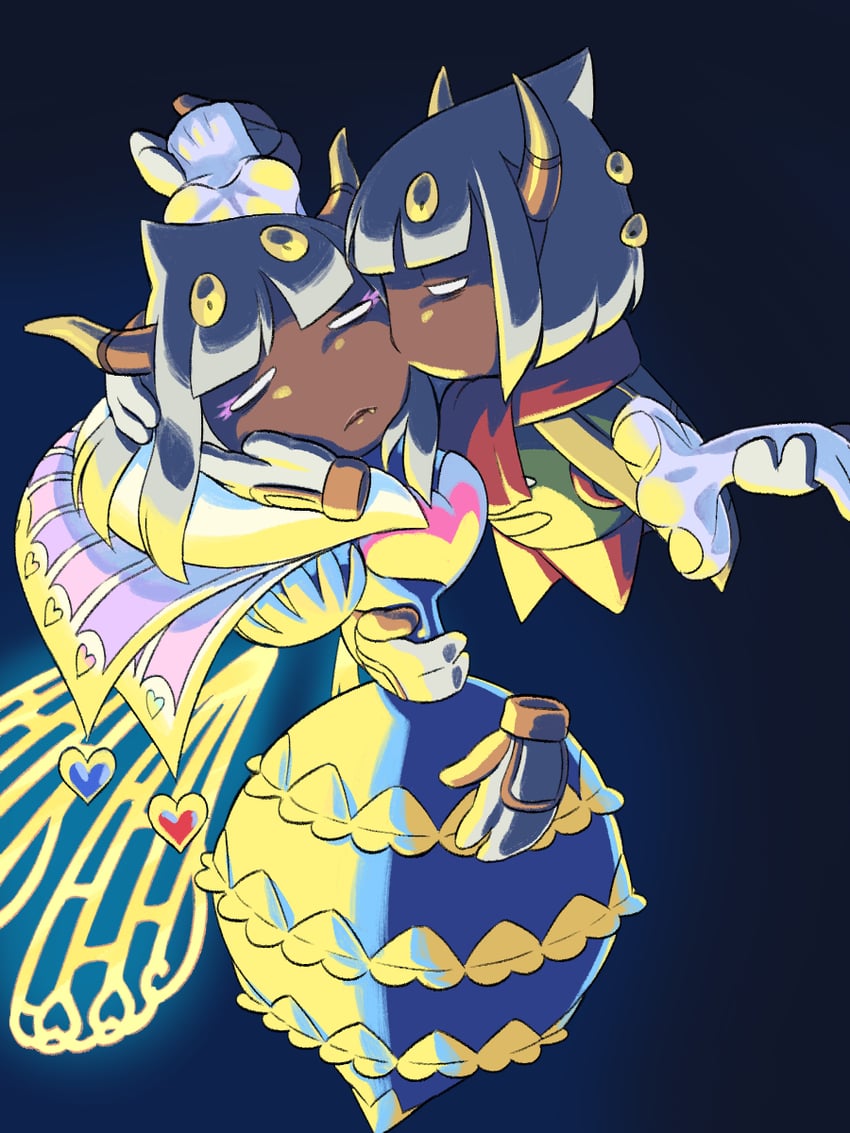 taranza, queen sectonia, and old friend (kirby and 2 more) drawn by caramelpopcoms2