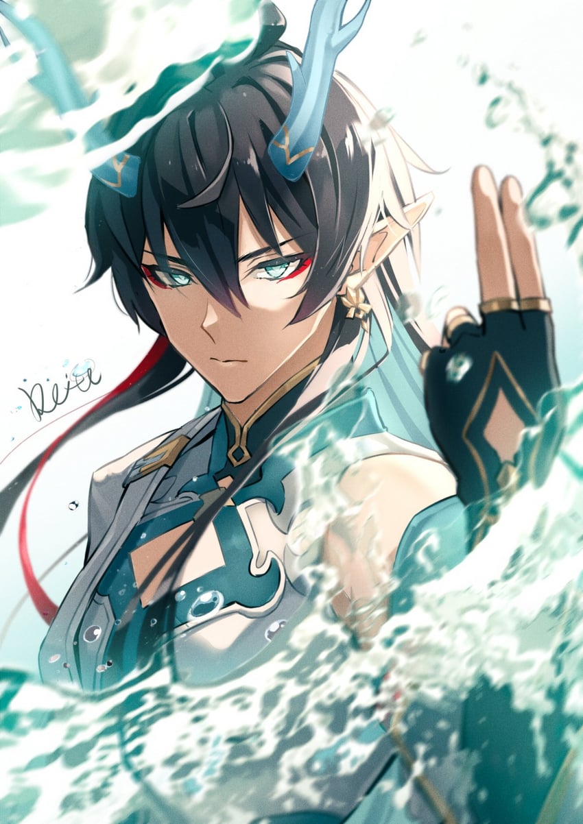 dan heng (honkai and 1 more) drawn by hoshizaki_reita