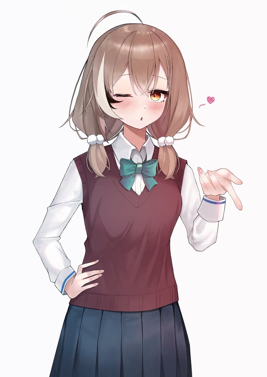 nanashi mumei (hololive and 1 more) drawn by unmeidesu