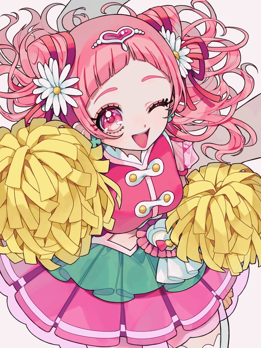 nono hana and cure yell (precure and 1 more) drawn by ao_(ao0_0nemu)