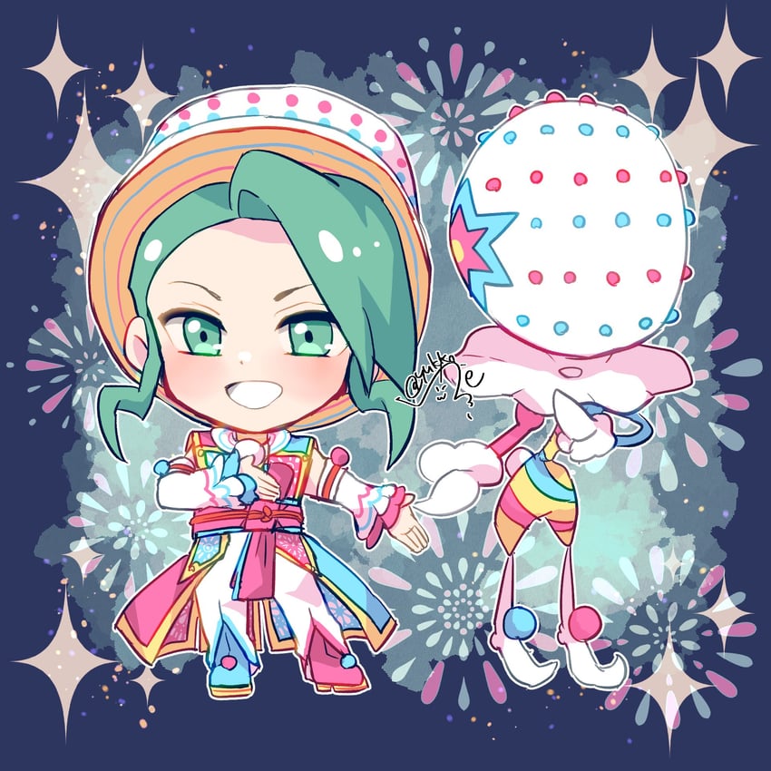 blacephalon and wallace (pokemon and 1 more) drawn by yukko_sou