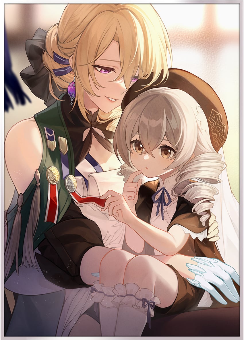 bronya rand and cocolia rand (honkai and 1 more)