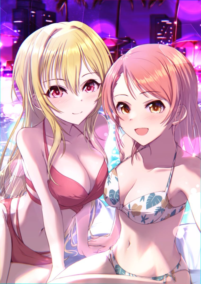 hojo karen and kurosaki chitose (idolmaster and 2 more) drawn by cyde