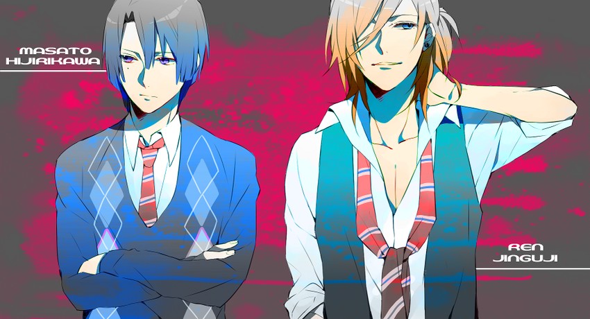 hijirikawa masato and jinguuji ren (uta no prince-sama) drawn by m---n