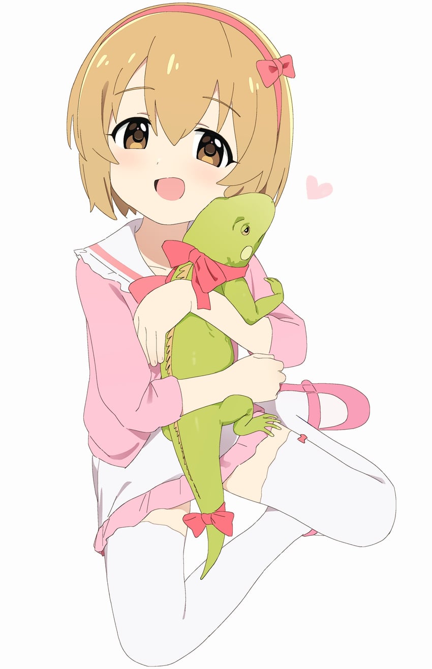 koga koharu and hyou-kun (idolmaster and 1 more) drawn by jiryu50610218
