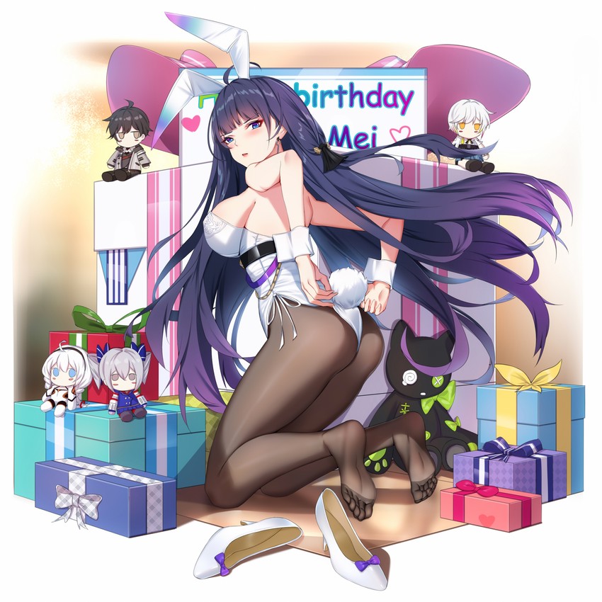 kiana kaslana, raiden mei, bronya zaychik, adam, and carole peppers (honkai and 1 more) drawn by wu_ganlan_cai