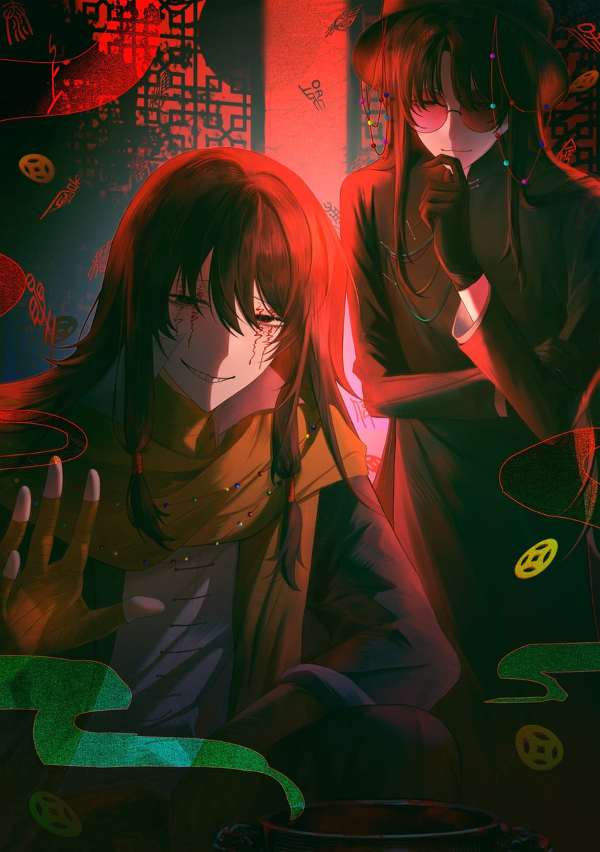 ziche fuzhao and huai yunqing (touqi guaitan) drawn by kc-rk_sl