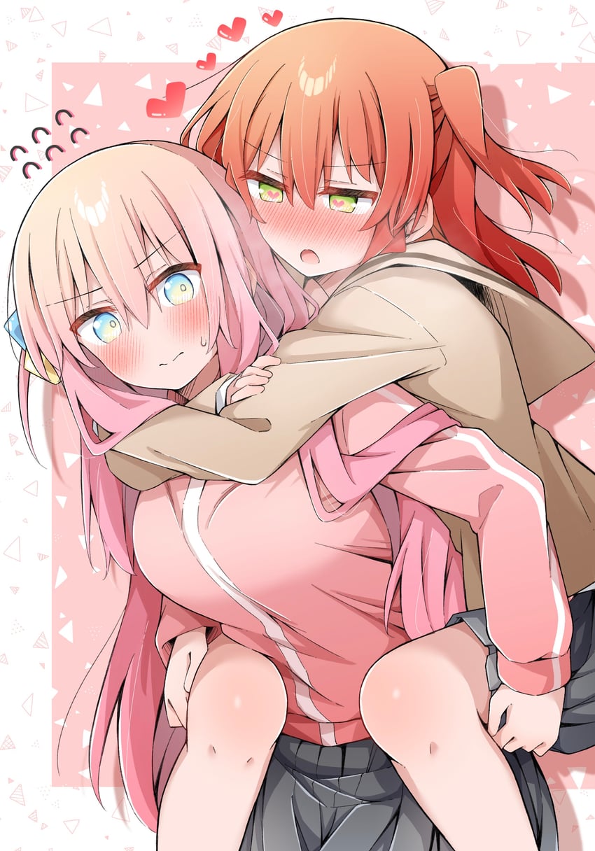 gotoh hitori and kita ikuyo (bocchi the rock!) drawn by shimakura_asado