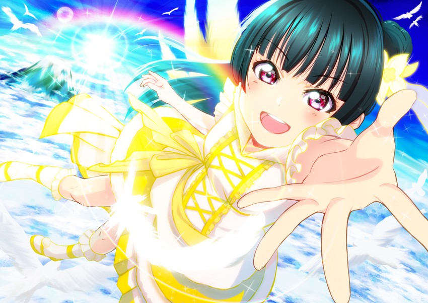 tsushima yoshiko (love live! and 1 more) drawn by katomaru_486