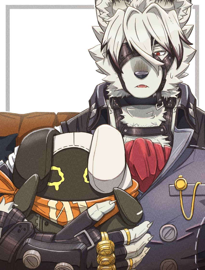 eous and von lycaon (zenless zone zero) drawn by eichi_doraking