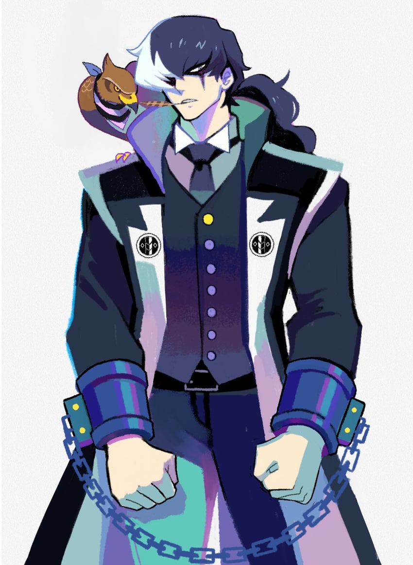 simon blackquill and taka (ace attorney) drawn by denaseey