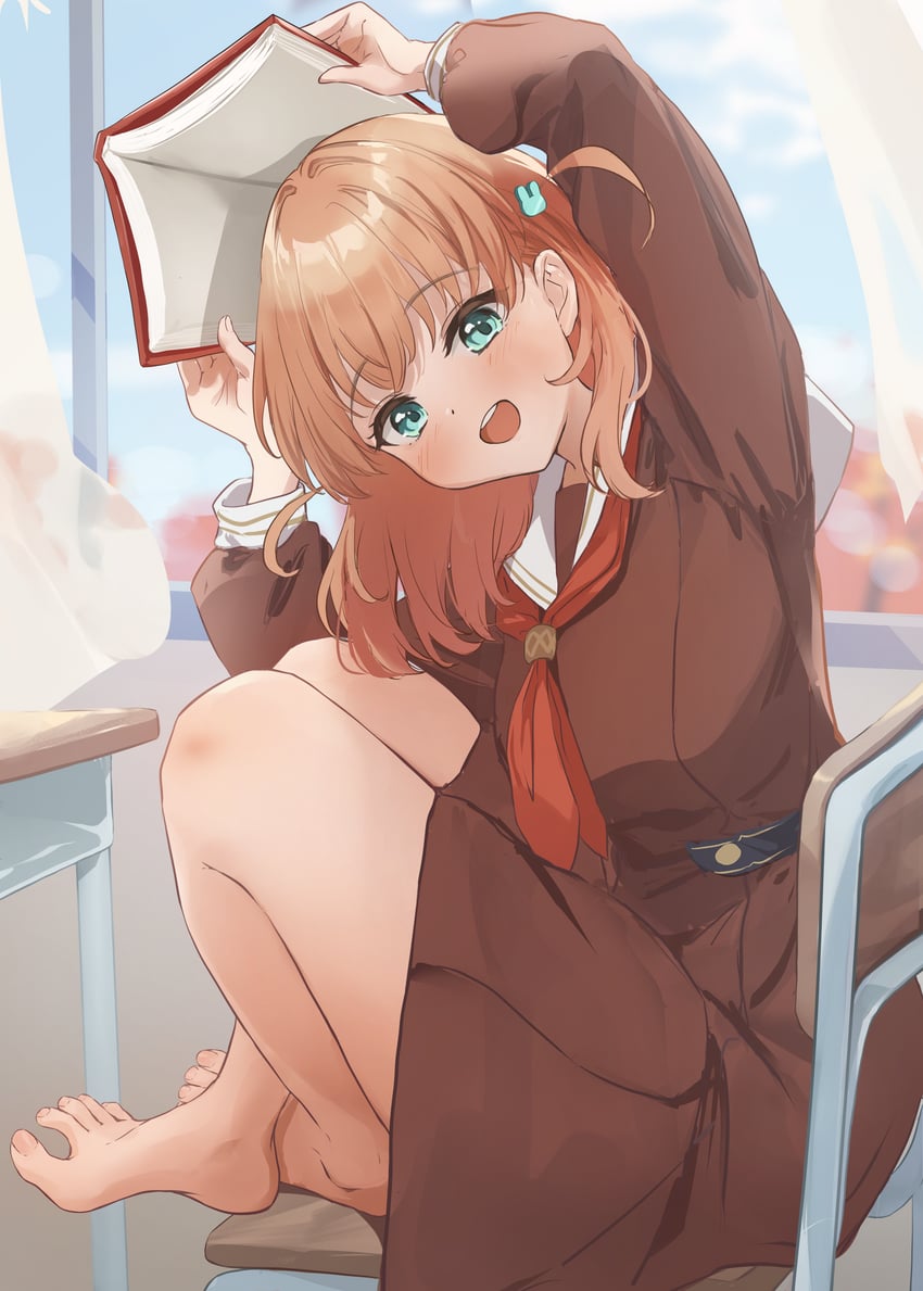 hinoshita kaho (love live! and 1 more) drawn by nekomaru_nisei