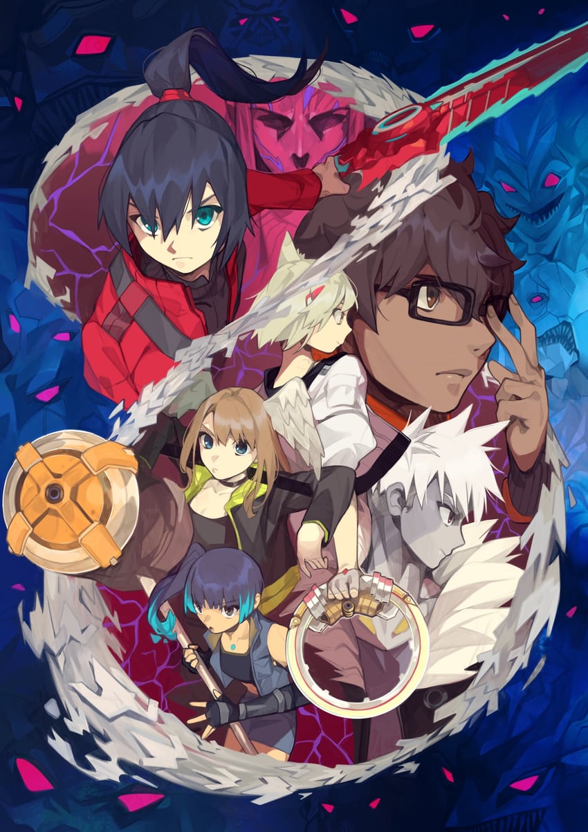 mio, eunie, sena, noah, taion, and 3 more (xenoblade chronicles and 1 more) drawn by lostastronaut