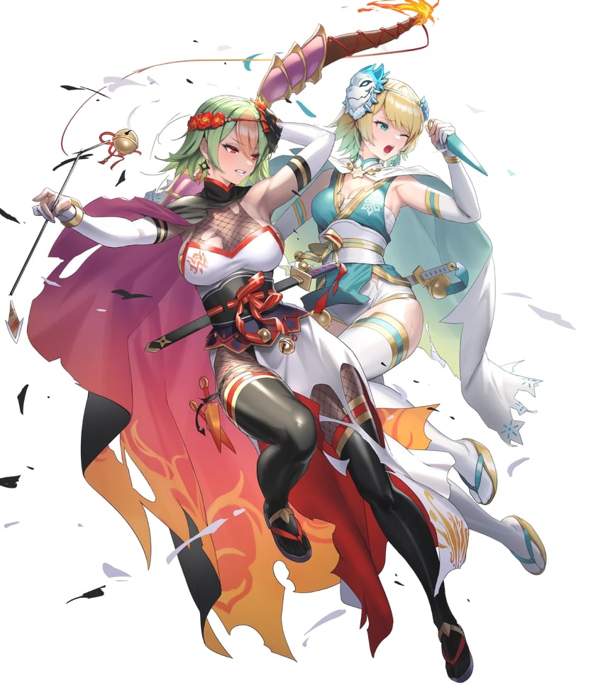 fjorm and laegjarn (fire emblem and 1 more) drawn by cuboon