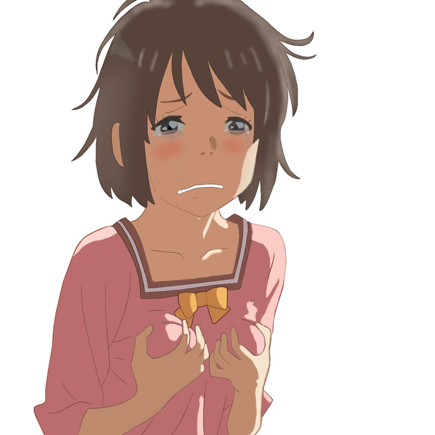 miyamizu mitsuha (kimi no na wa.) drawn by shinkai_makoto