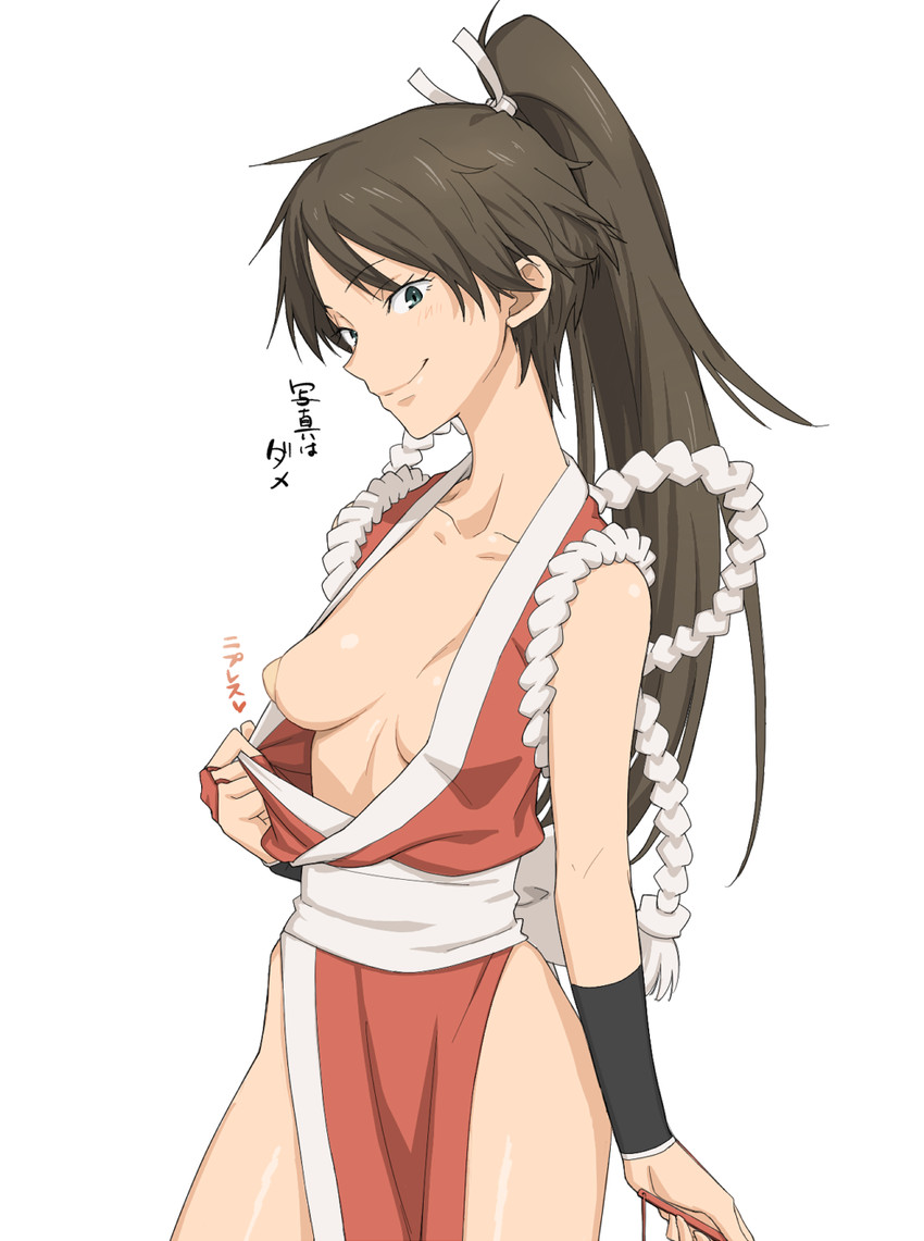 shiranui mai and kouchi ayako (the king of fighters and 2 more) drawn by tenchisouha