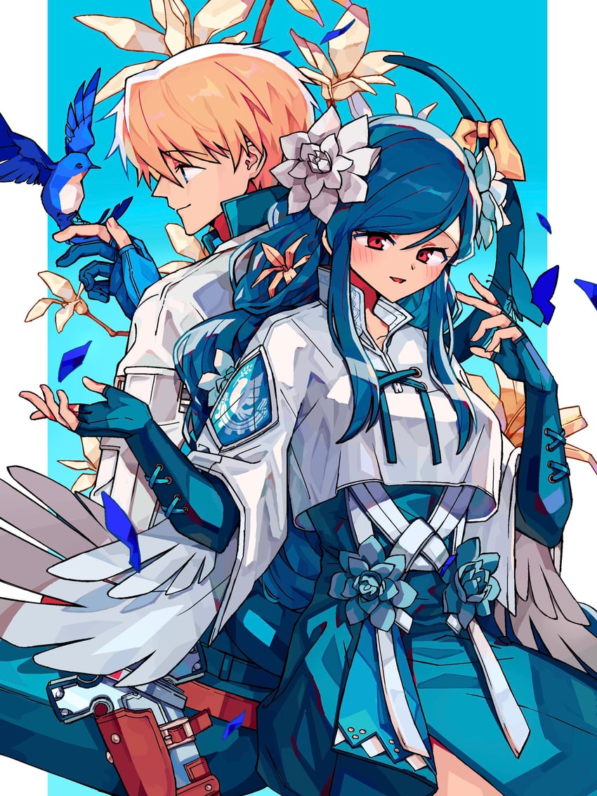 dizzy, ky kiske, and queen dizzy (guilty gear and 1 more) drawn by ktknpdy