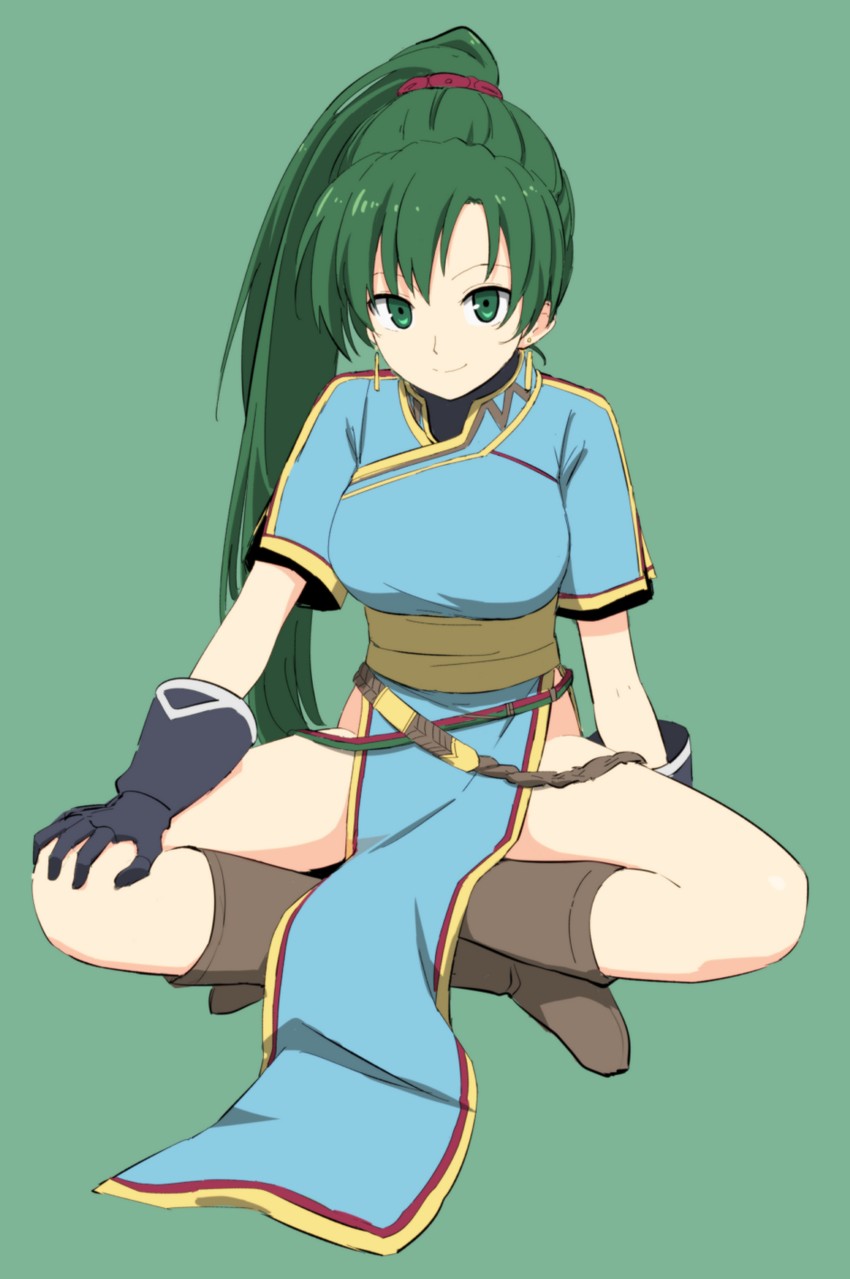 lyn (fire emblem and 1 more) drawn by leon_(mikiri_hassha)