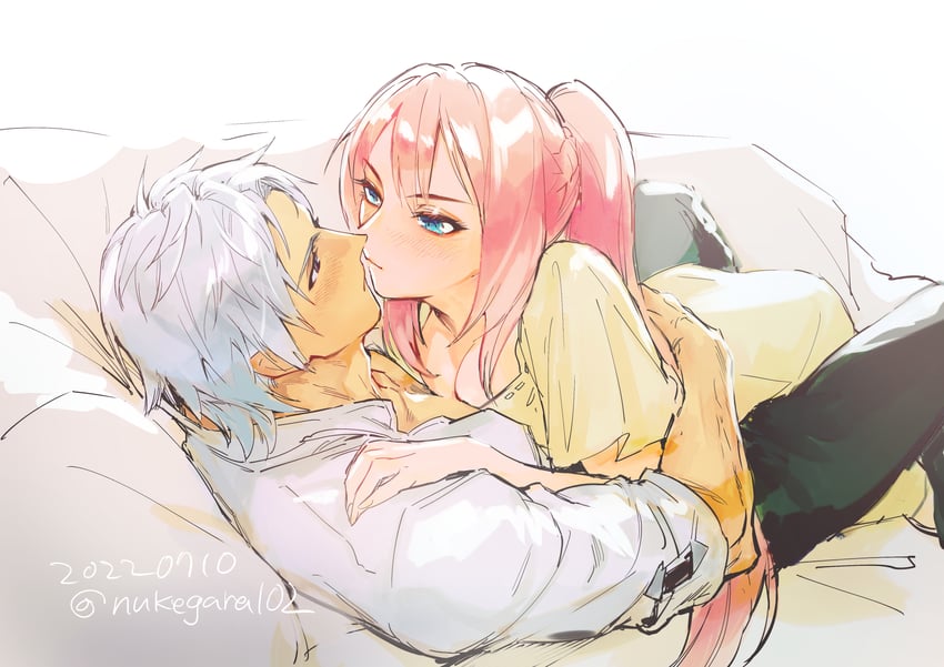 shionne and alphen (tales of and 1 more) drawn by nukegara102