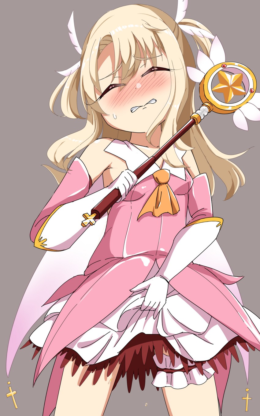 illyasviel von einzbern, prisma illya, and magical ruby (fate and 1 more) drawn by kuu_nekoneko