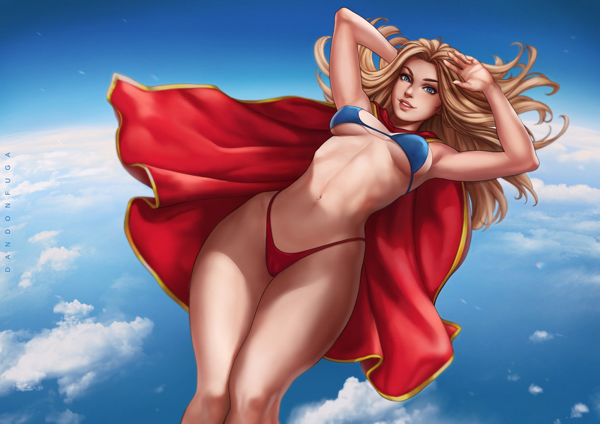 supergirl (dc comics and 1 more) drawn by dandon_fuga