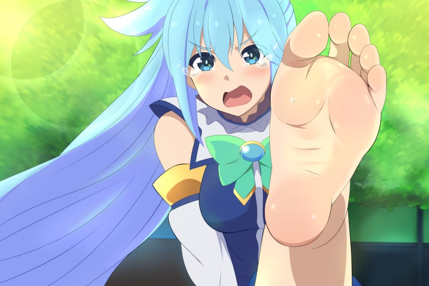 aqua (kono subarashii sekai ni shukufuku wo!) drawn by zorzero