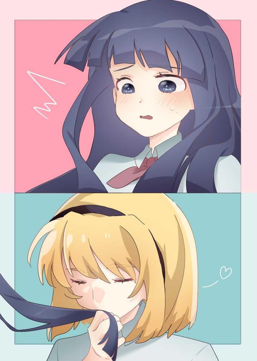 furude rika and houjou satoko (higurashi no naku koro ni and 1 more) drawn by 6npnmcuvsauiemp