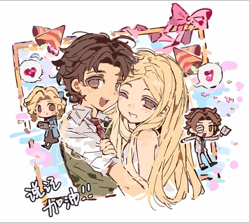 orpheus, alice deross, and memory (identity v) drawn by xinjinjumin4931941