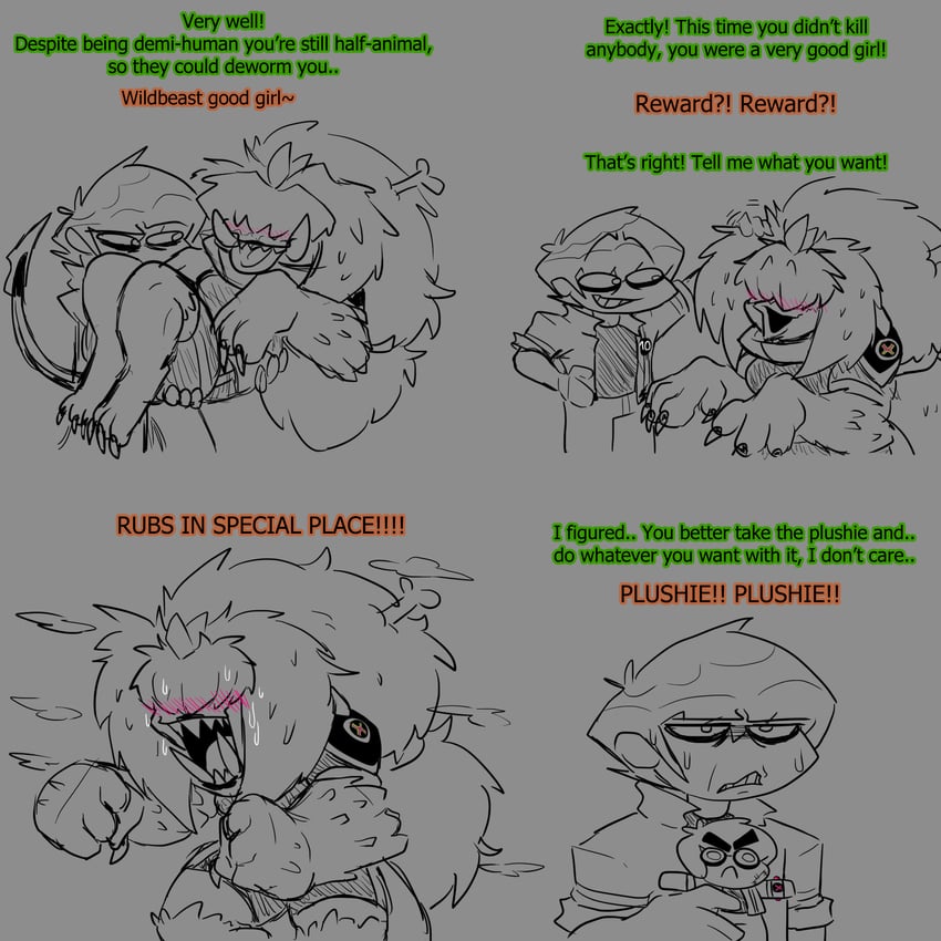 ben tennyson and wildmutt (ben 10 and 3 more) drawn by jtwets