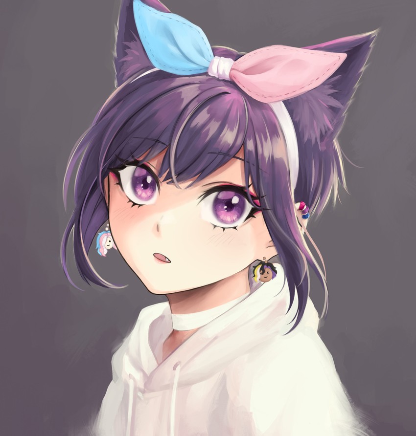 pas' black-haired catperson, eleonore, and alex (original) drawn by pas_(paxiti)